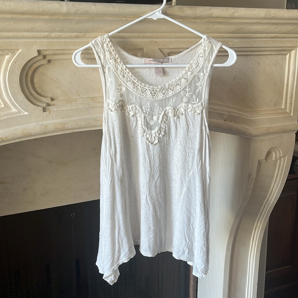 Flowy lace top